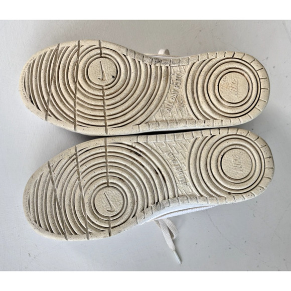 Nike Boys Court Borough Low Recraft White Athletic Shoes - Size 5Y - Picture 7 of 7